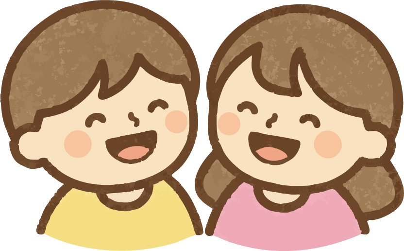 笑いあう子供